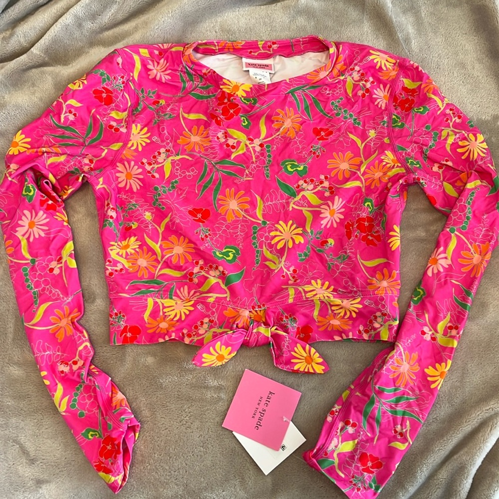 Kate spade, size small girls, bathing suit cover-up top